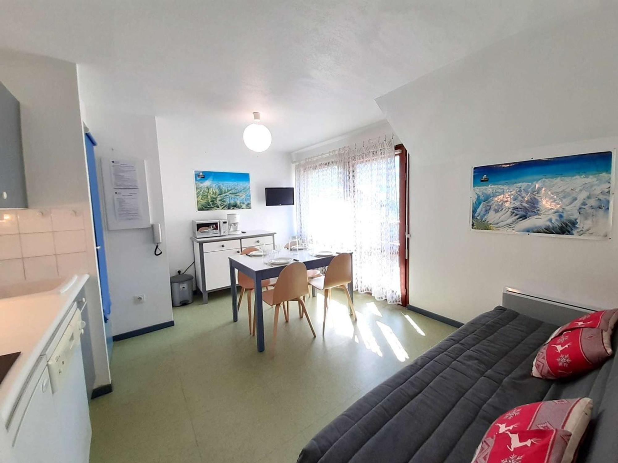 Studio Cosy 4 Pers Avec Balcon, Parking Et Salle De Musculation A St Lary Soulan - Fr-1-457-270 Saint-Lary-Soulan Exteriör bild